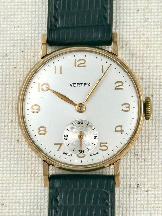 Vertex 9k Solid Gold Dress Vintage