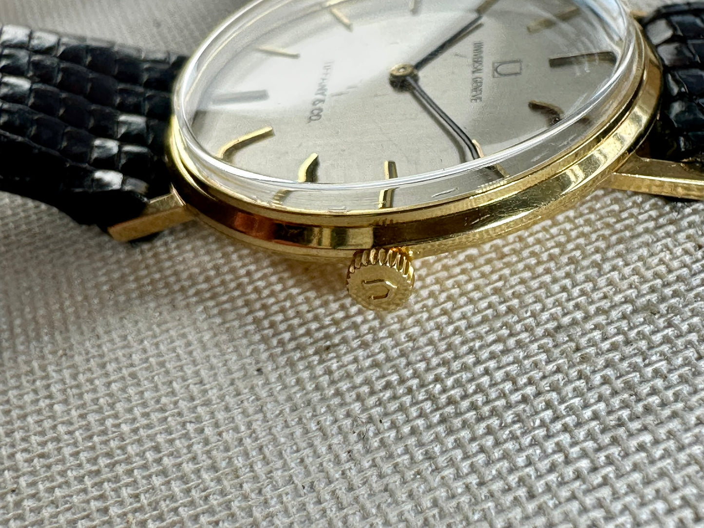 Universal Geneve retailed by Tiffany & Co. 18k Gold