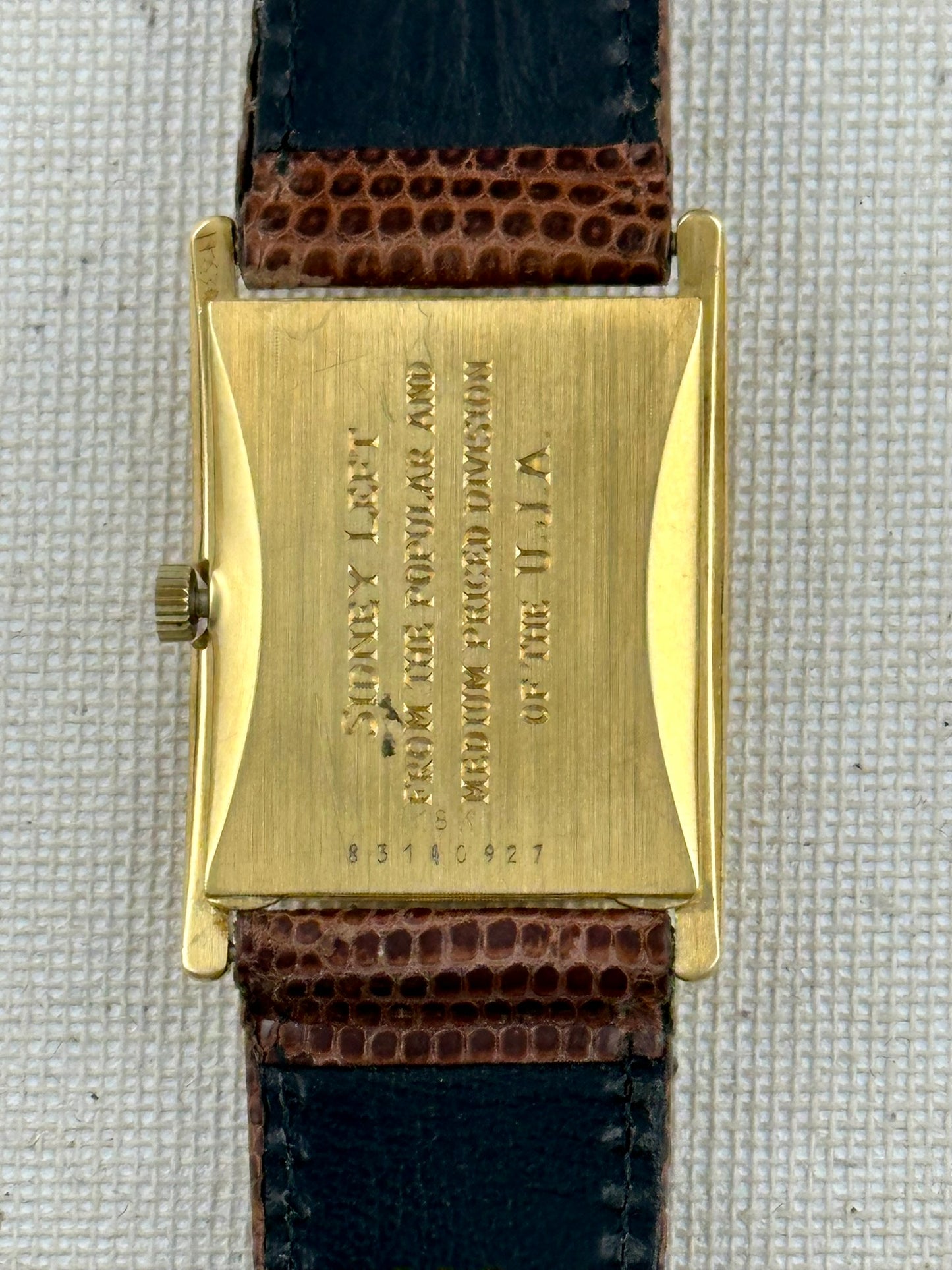 Girard Perregaux retailed by Tiffany Vintage 18k Gold