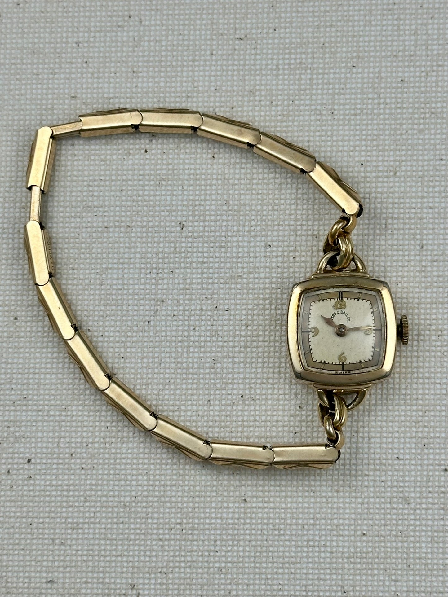 Vintage Ball "Webb C. Ball" cocktail watch c. 1938