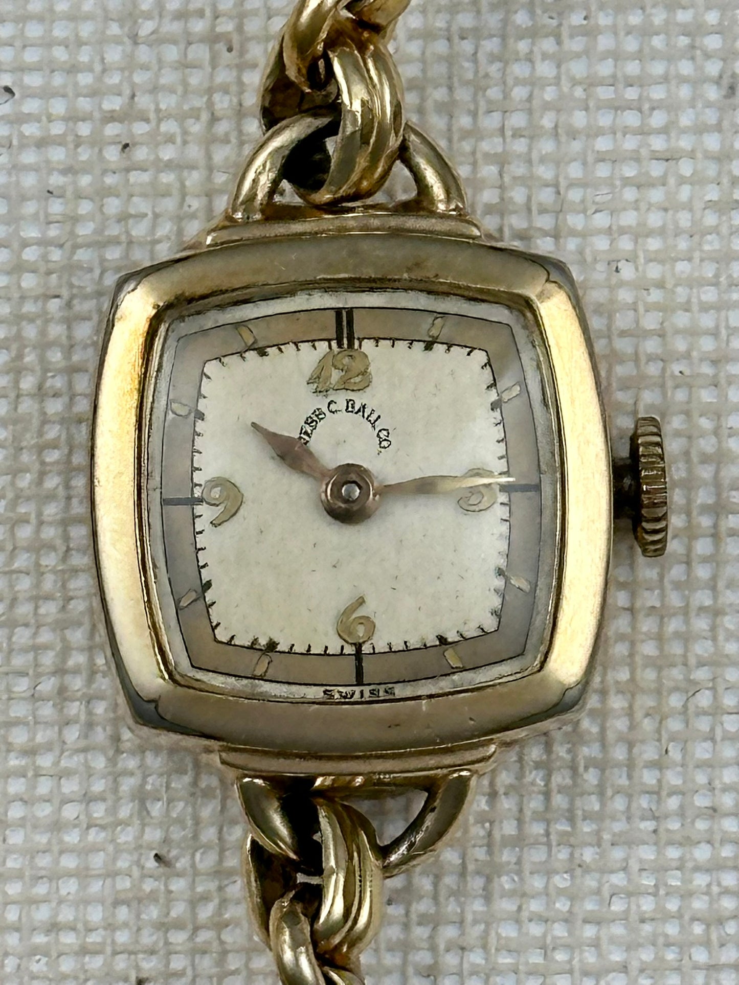 Vintage Ball "Webb C. Ball" cocktail watch c. 1938