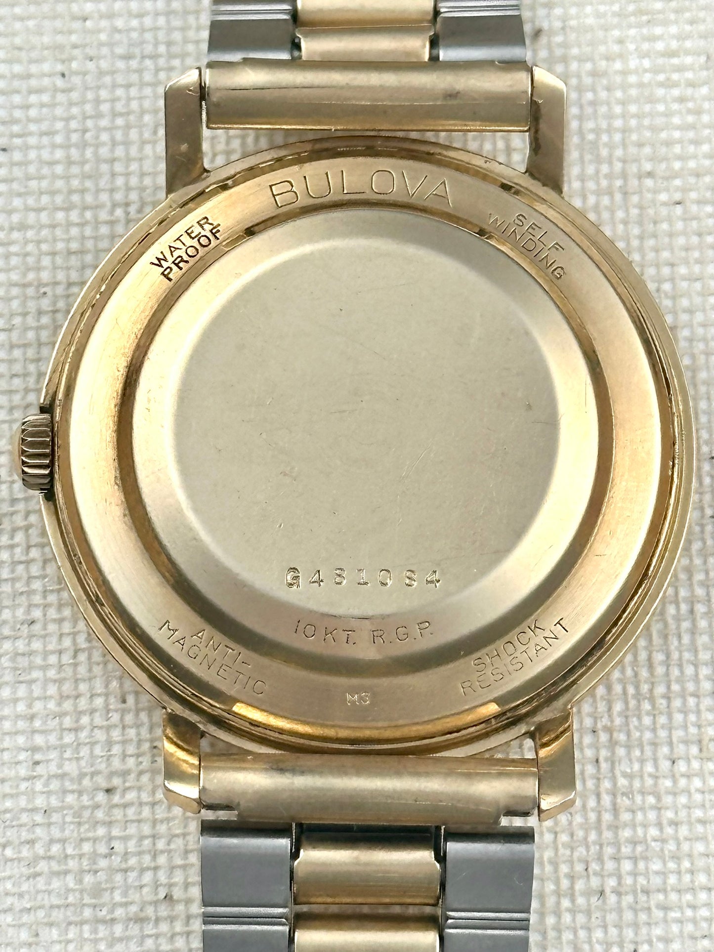 Bulova Golden Disc Vintage