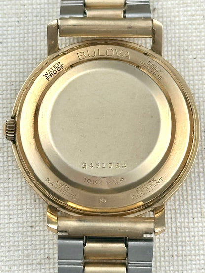 Bulova Golden Disc Vintage