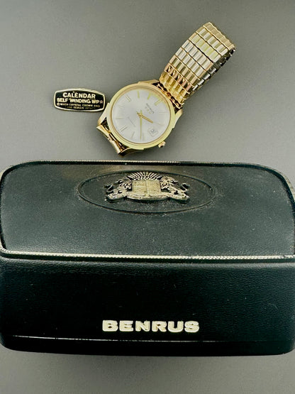 Benrus 3 Star Calendar with Box Vintage