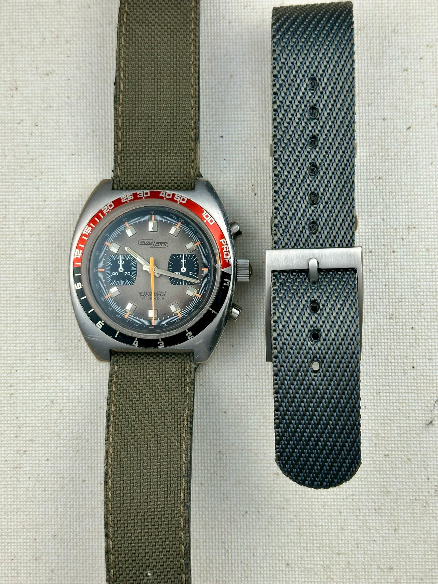 Nicolet Chronograph Diver Vintage