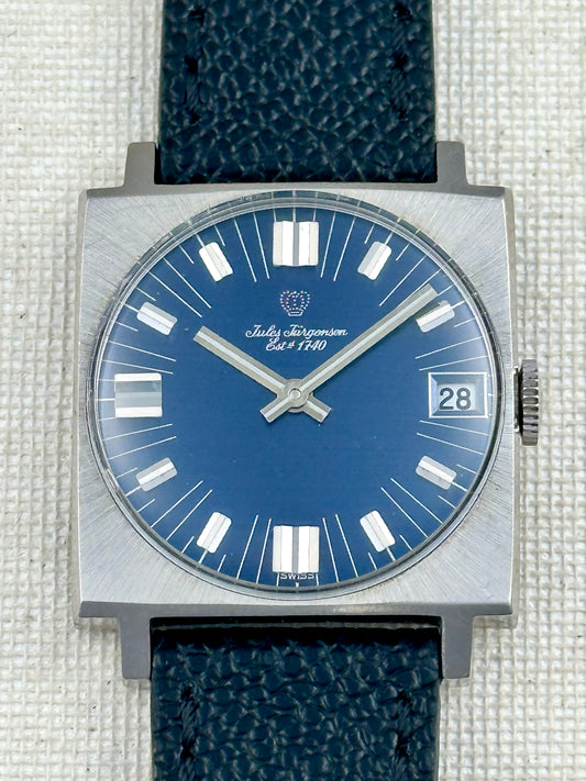 Jules Jurgenson Blue Dial Vintage