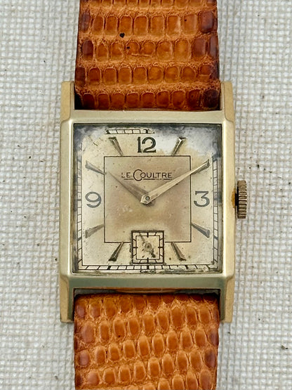 LeCoultre 14k Gold Tank