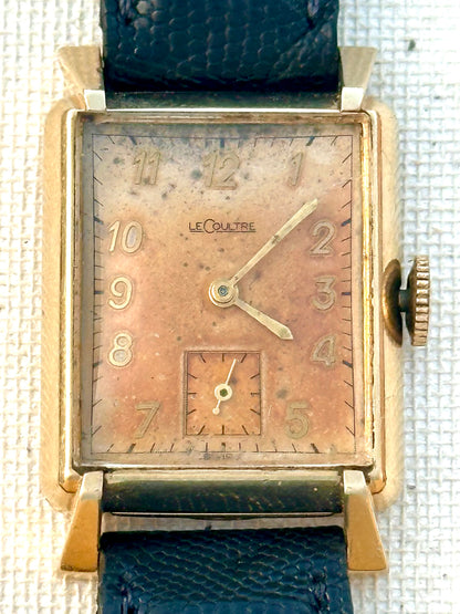 LeCoultre Tank Patina Dial Vintage