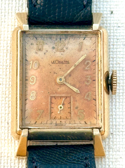 LeCoultre Tank Patina Dial Vintage