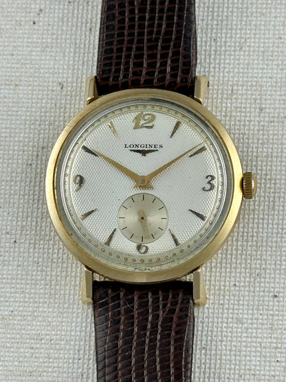 Longines 14k Gold Small Seconds Vintage