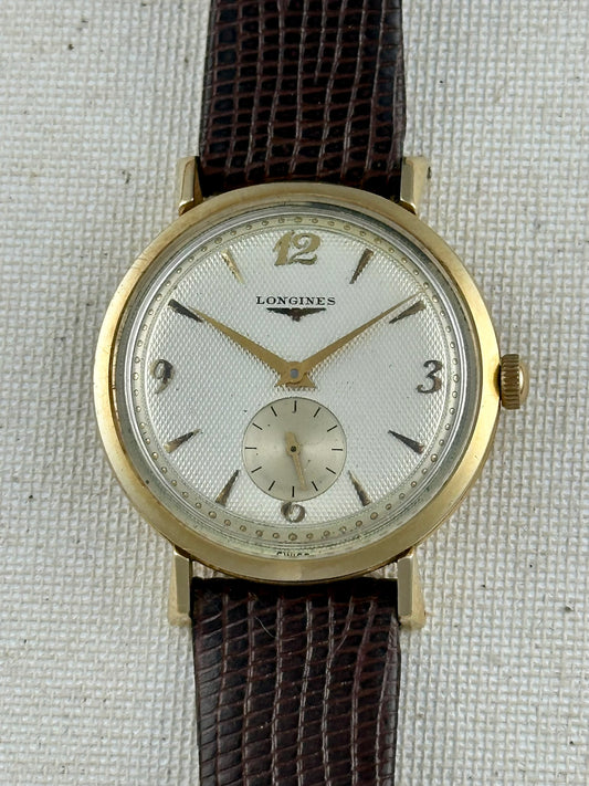 Longines 14k Gold Small Seconds Vintage