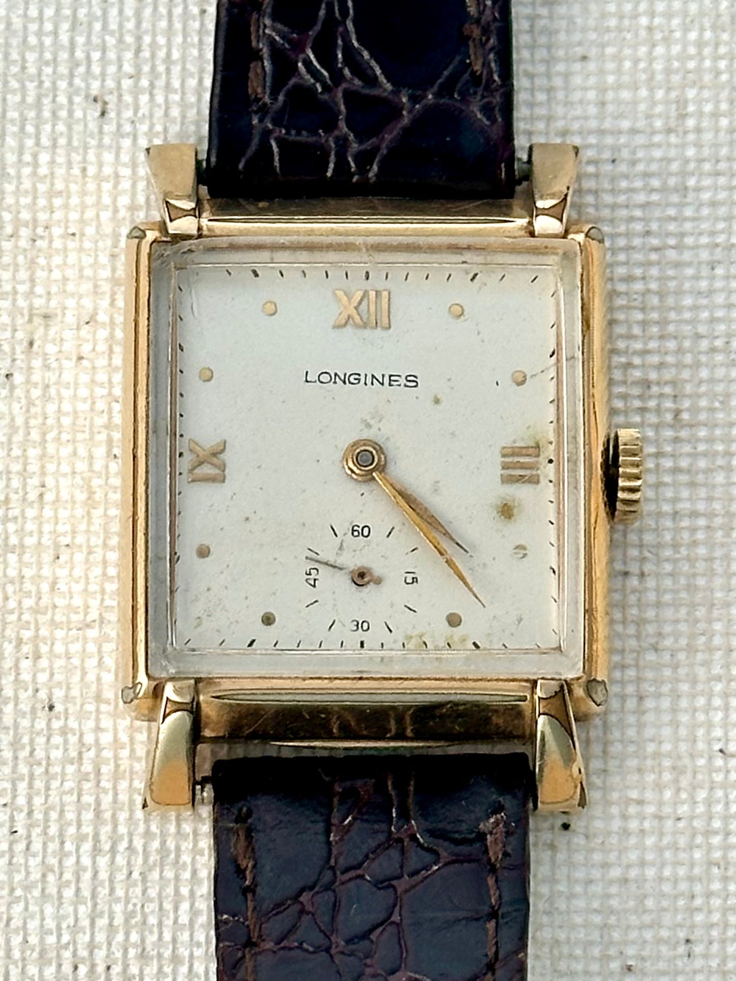 Longines 1940's Tank