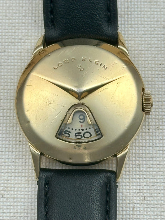 Lord Elgin Chevron Jump Hour Vintage