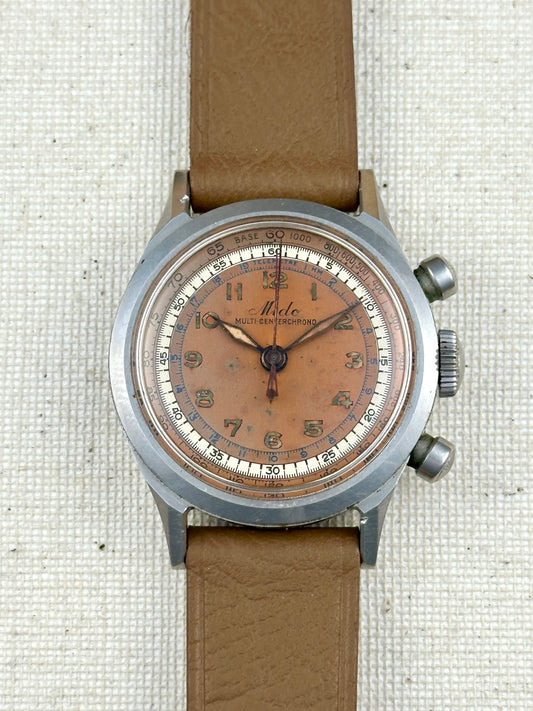 Mido Multi-centerchrono Copper Dial Vintage