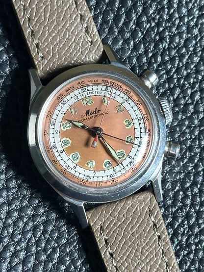 Mido Multicenterchrono Copper Dial Vintage