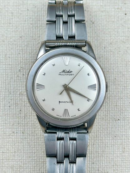 Mido Multifort Powerwind "Borgel Case" Vintage