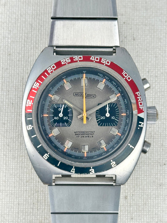 Nicolet Chronograph Diver Vintage