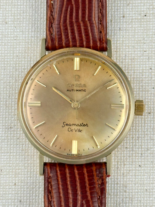 Omega 14k Seamaster De Ville Patina Dial Vintage