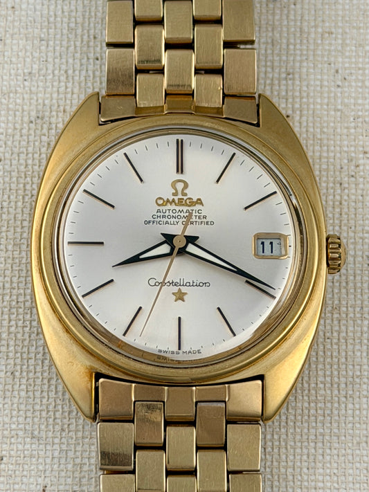 Omega Constellation "C" Brick Bracelet Vintage