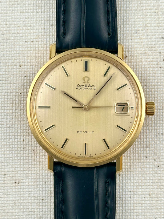 Omega De Ville 18k "Wenger Case" Vintage