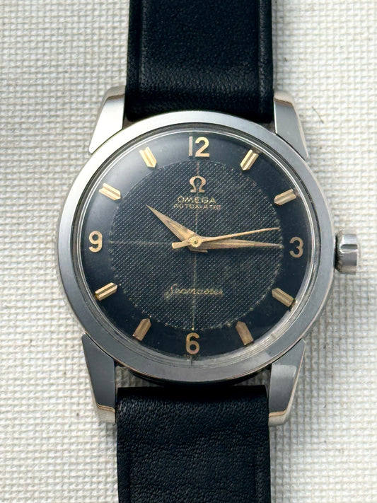 Omega Seamaster Black Sector Waffle Dial 2846 / 2848 Vintage