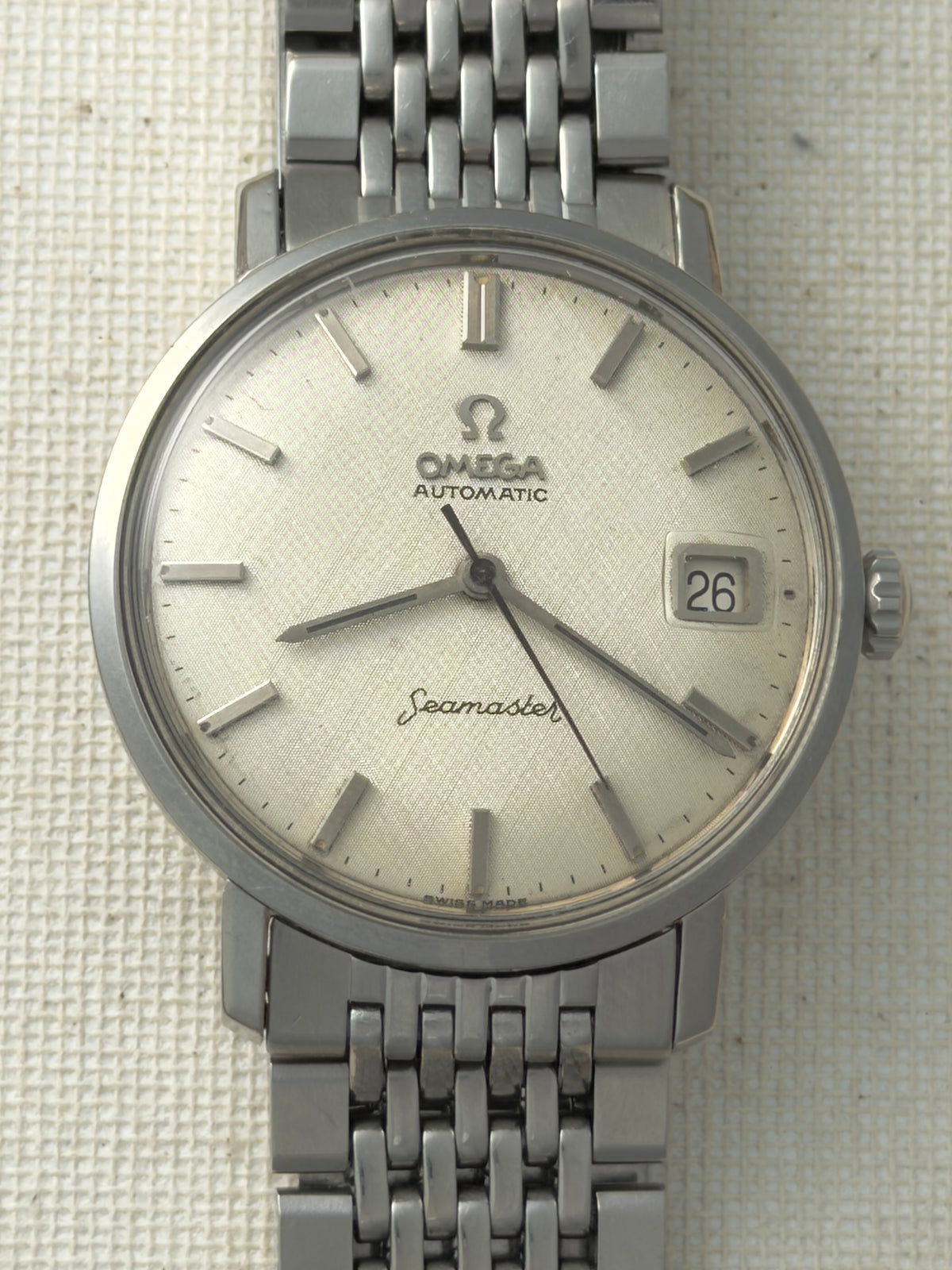 Omega Seamaster Linen Dial