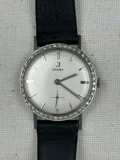 Omega Whita Gold Diamond Case Vintage