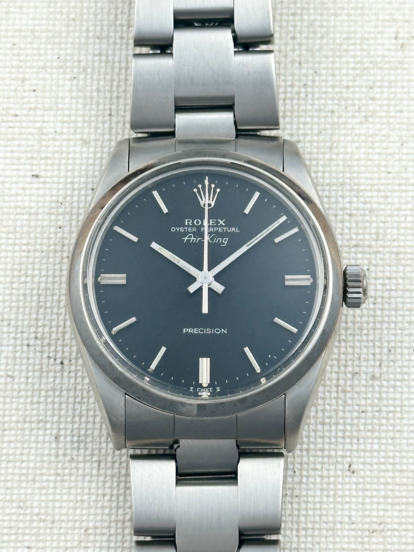 Rolex Air King Black Dial Neo-Vintage 1989