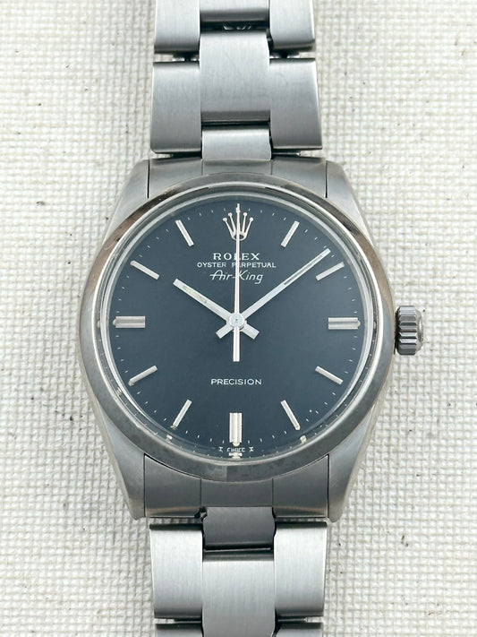 Rolex Air King Black Dial Neo-Vintage 1989