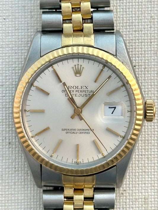 Rolex Datejust 1963 Silver Dial Vintage