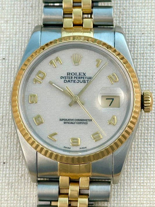 Rolex Datejust 36 White Jubilee Dial