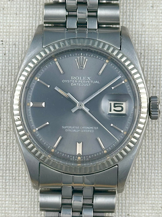 Rolex Datejust Grey Slate Sigma Dial Vintage