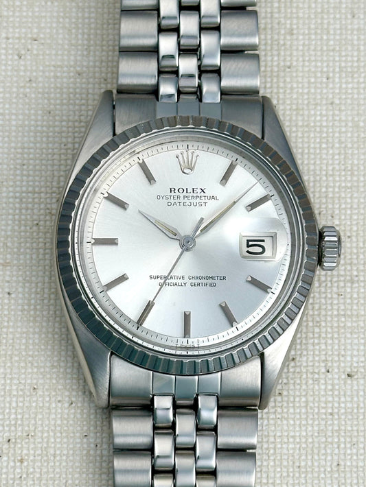 Rolex Datejust Pie Pan Silver Dial '65 Vintage