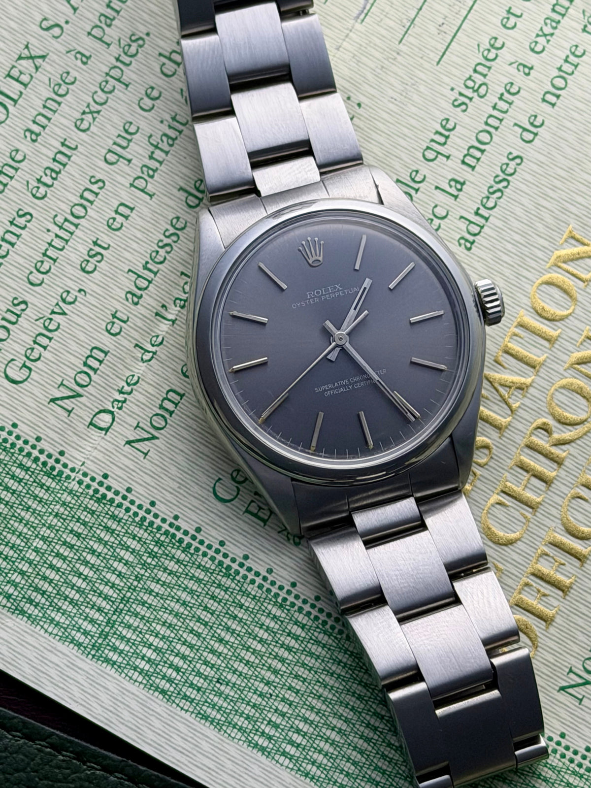 Rolex Oyster “Ghost Dial” Full Set Vintage