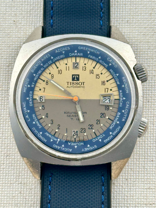 Tissot Navigator Seastar T12 World Timer Vintage