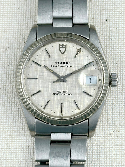Tudor Prince Oysterdate Linen Dial Ref. 74000 Vintage