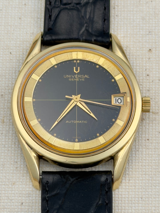 Universal Geneve Polerouter Crosshair Dial Vintage
