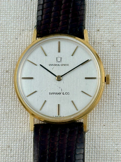 Universal Geneve retailed by Tiffany & Co. 18k Gold