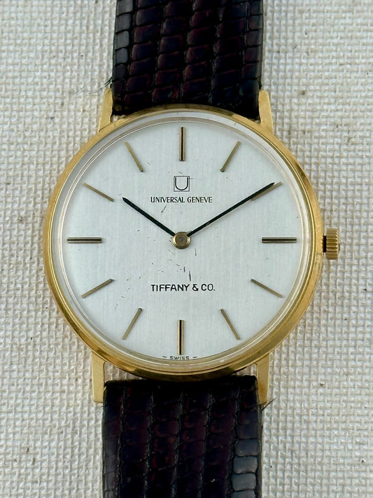 Universal Geneve retailed by Tiffany & Co. 18k Gold
