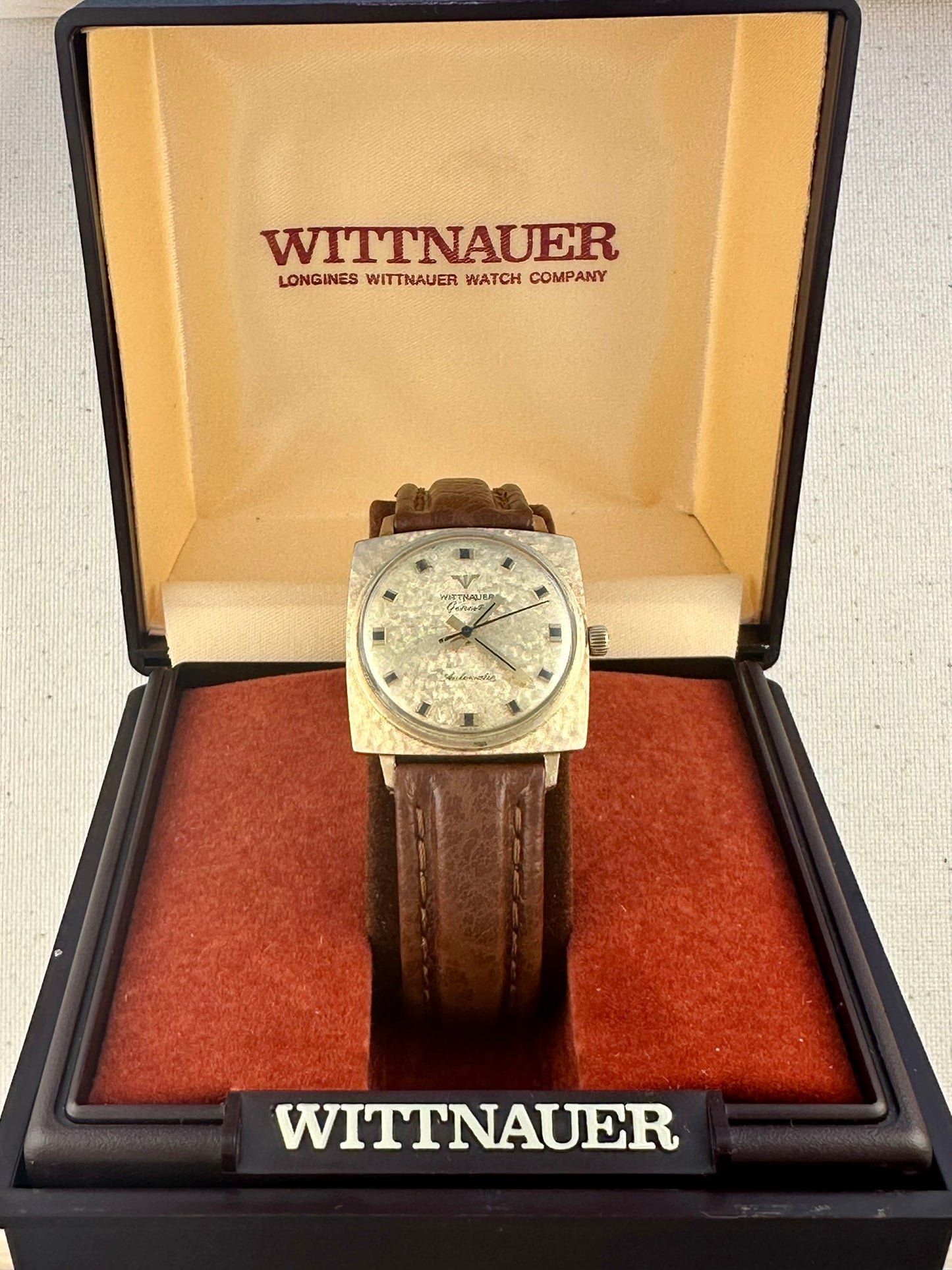 Wittnauer Longines Golden Square Vintage with Box