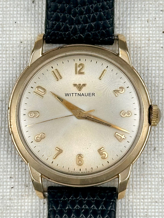 Wittnauer Satin Ribbed Dial Vintage