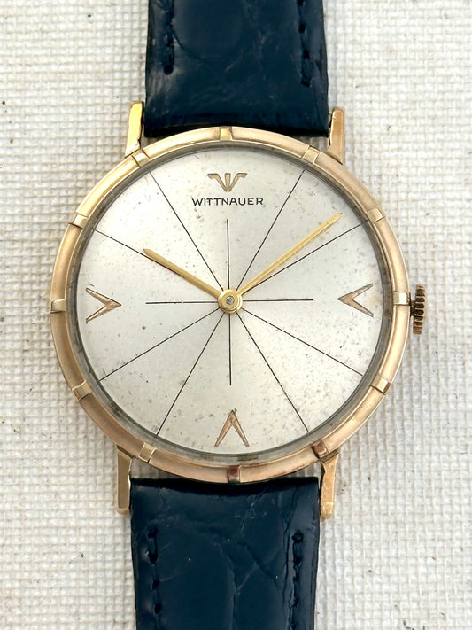 Wittnauer Sector Dial Deco Case Vintage