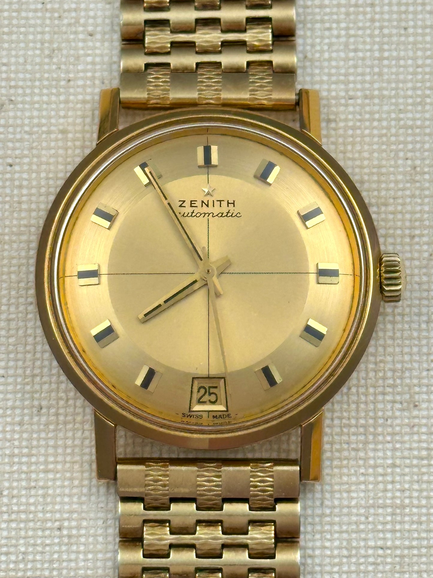 Zenith Golden Sector Dial Automatic Vintage