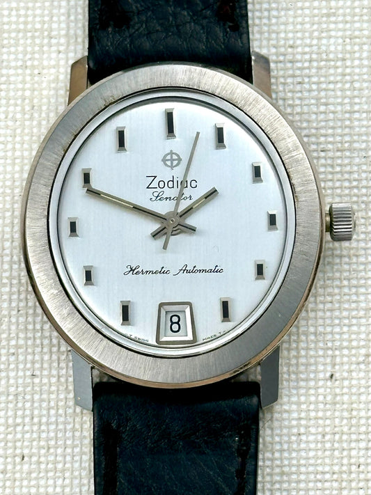 Zodiac Senator Hermetic Oval Date Vintage