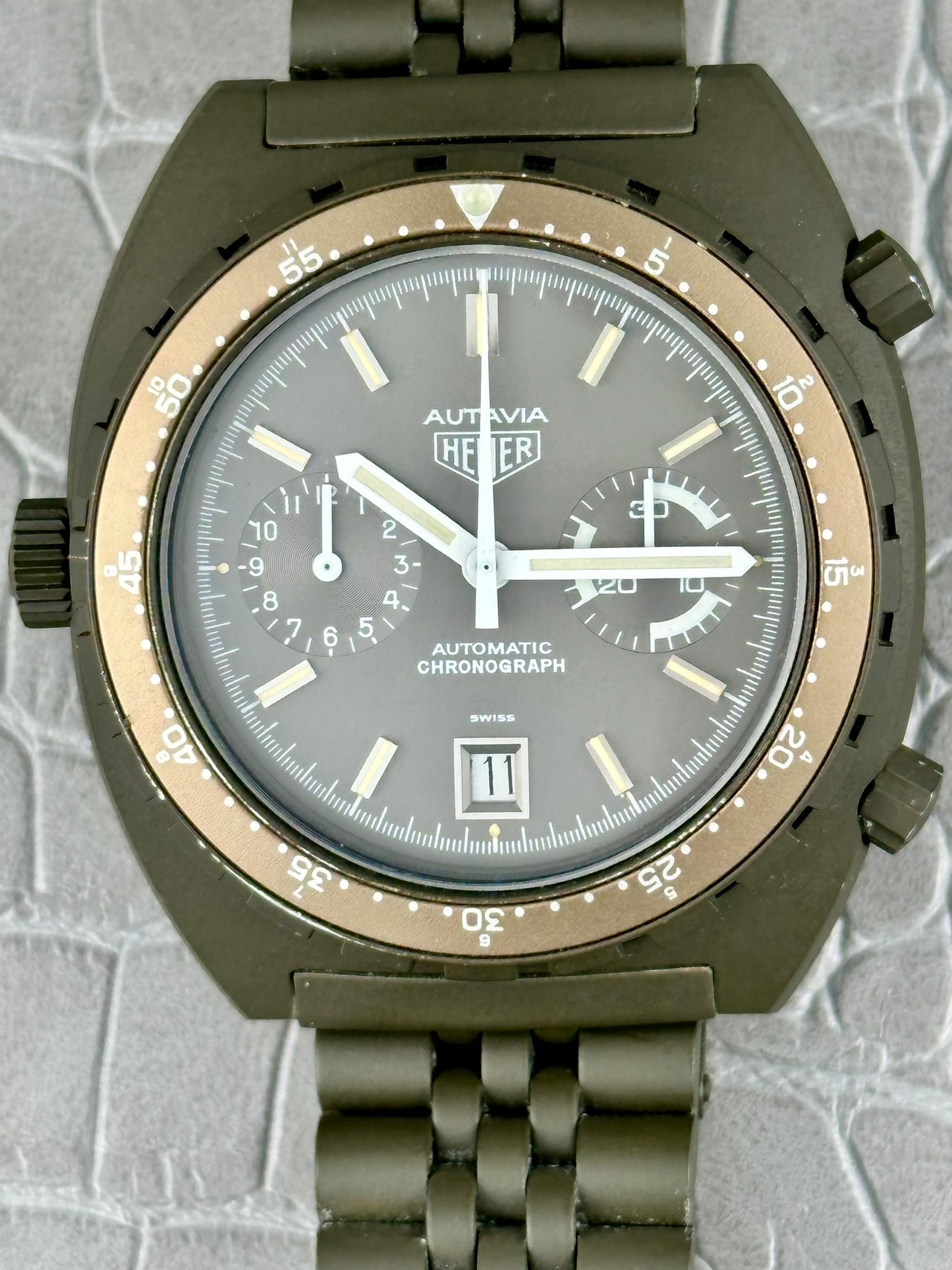 Heuer Autavia PVD Vintage Chronograph