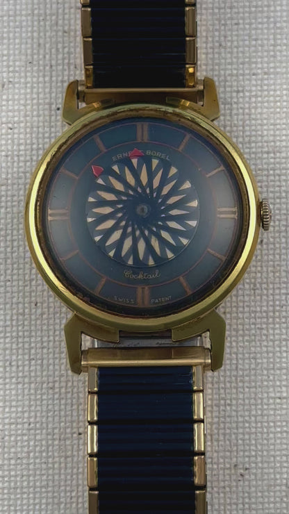 Ernest Borel 32mm Kaleidoscope Cocktail Vintage