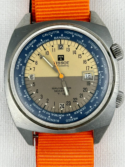 Tissot Navigator Seastar T12 World Timer Vintage