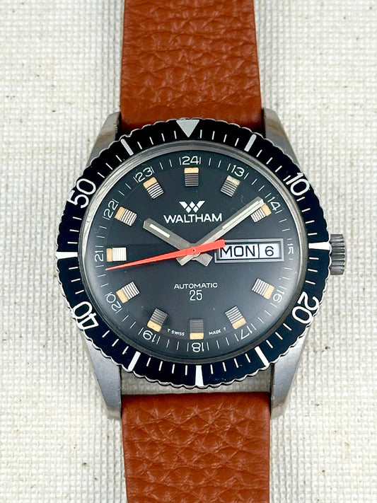 Waltham Diver Day Date Vintage